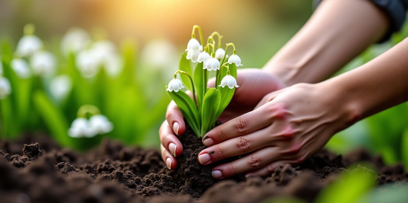 Guide complet : Planter du muguet avec ses racines pas à pas