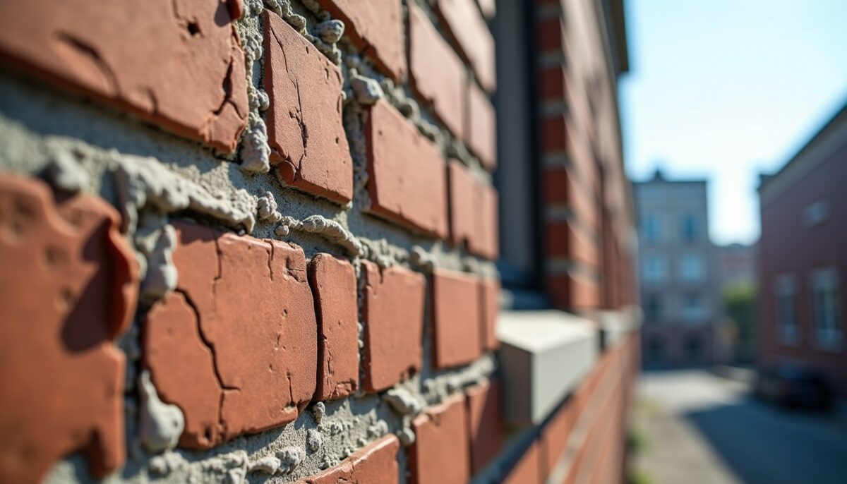 Façade endommagée : Estimation des coûts de réparation en fonction de la sévérité des fissures