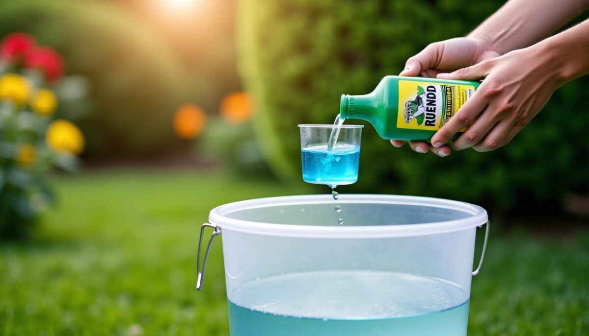 Comment doser le Roundup pour 5 litres d'eau : votre guide pratique étape par étape