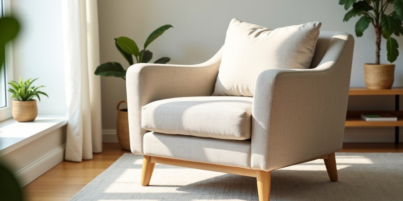 Fauteuil en Tissu : Alliez Confort Durable et Éco-Responsabilité dans Votre Salon