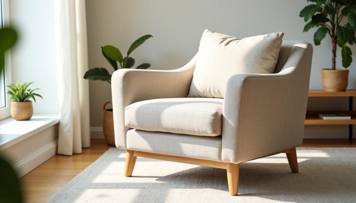 Fauteuil en Tissu : Alliez Confort Durable et Éco-Responsabilité dans Votre Salon