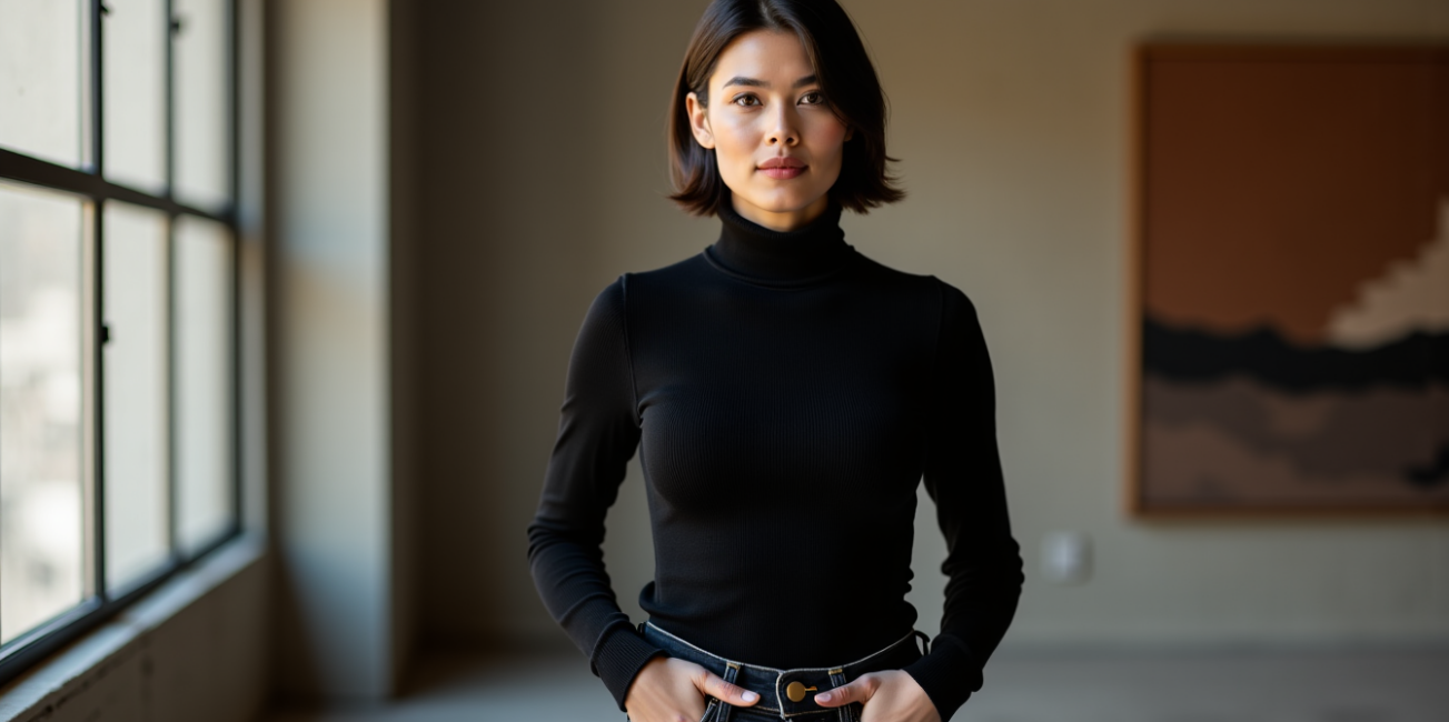 Pourquoi le col roulé transforme une tenue casual en style élégant