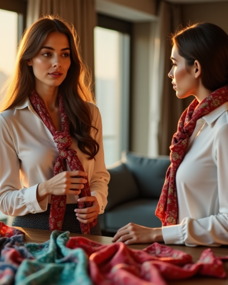 Débuter avec les foulards en soie : quel format et nouage pour commencer